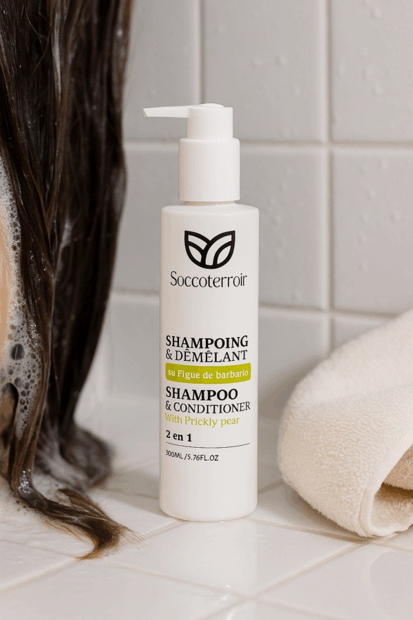 Shampoing & Démêlant 2 en 1 à la Figue de Barbarie – 200 ml – Image 2