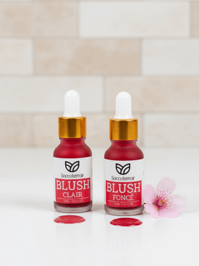 Blush Liquide Rouge Clair & Rouge Foncé