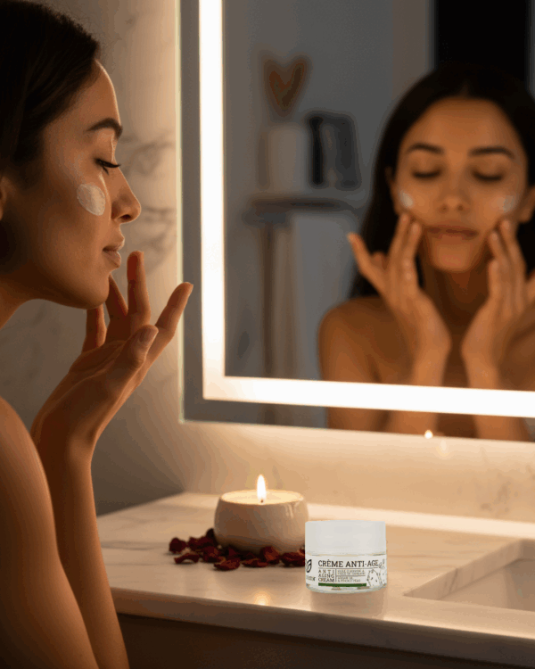 Crème Anti-Âge de Nuit au Niacinamide – Figue de Barbarie & Argan (50 ml) – Image 2