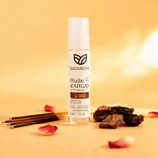 Huile d’Argan à l’Oud – 50 ml – Image 2